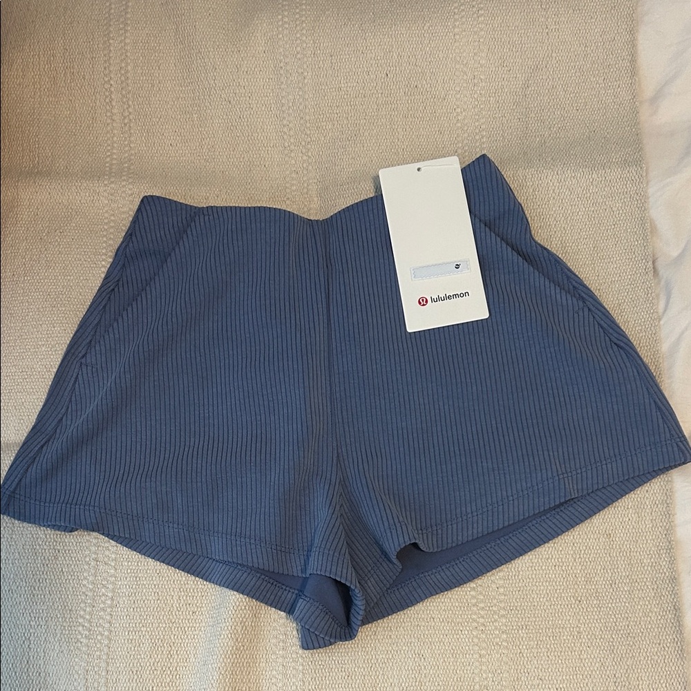 lululemon athletica Ribbed Navy Women's Shorts